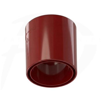 Złączka rury spustowej PVC firmy KROP ⌀ 90 kolor czerwony